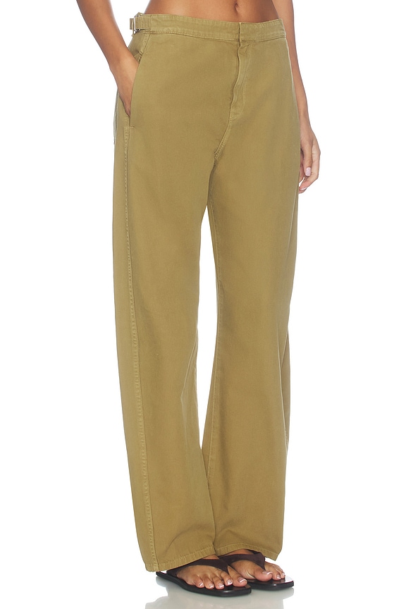 view 2 of 6 Vito Canvas Pant in Gold