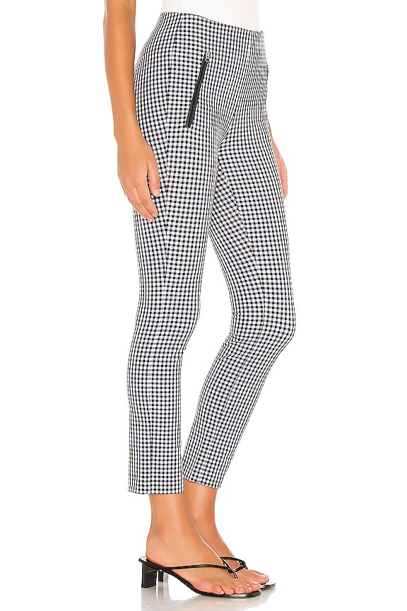 view 2 of 5 PANTALON SIMONE in Black & White Gingham
