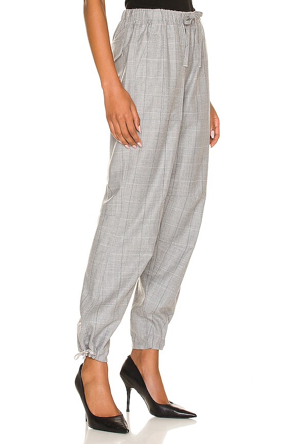 view 2 of 4 ANDRE CHECK 팬츠 in Grey Multi