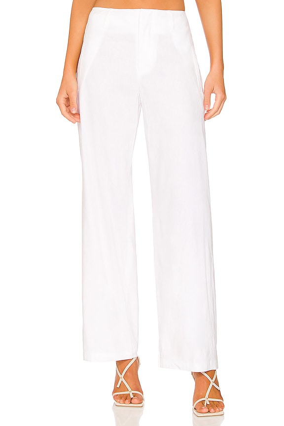 Rag & Bone Dylan Linen Pant in White | REVOLVE