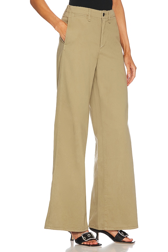 view 2 of 4 Sofie Wide Leg Chino Pant in Khaki