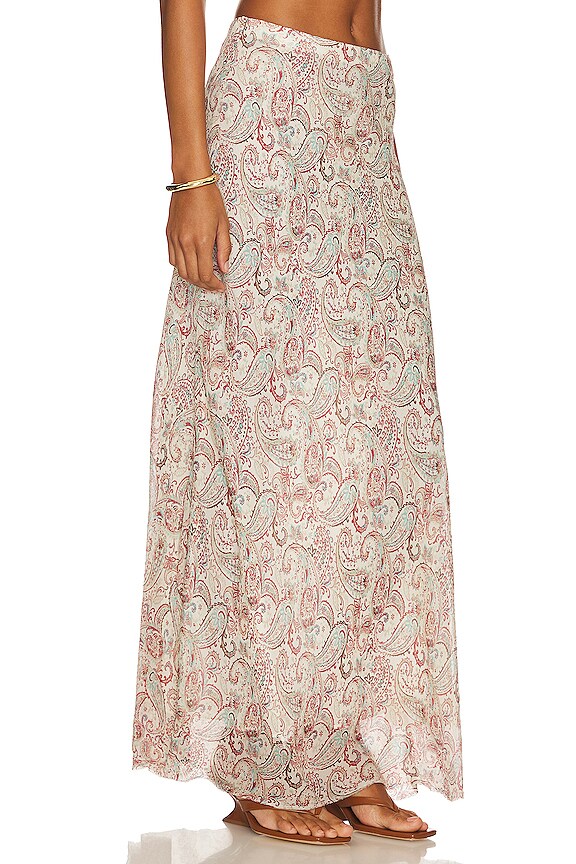 view 2 of 4 Wren Maxi Skirt in Cream Multi