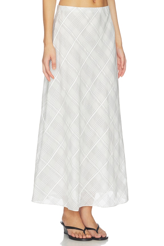 view 2 of 6 FALDA MAXI WREN in White Plaid