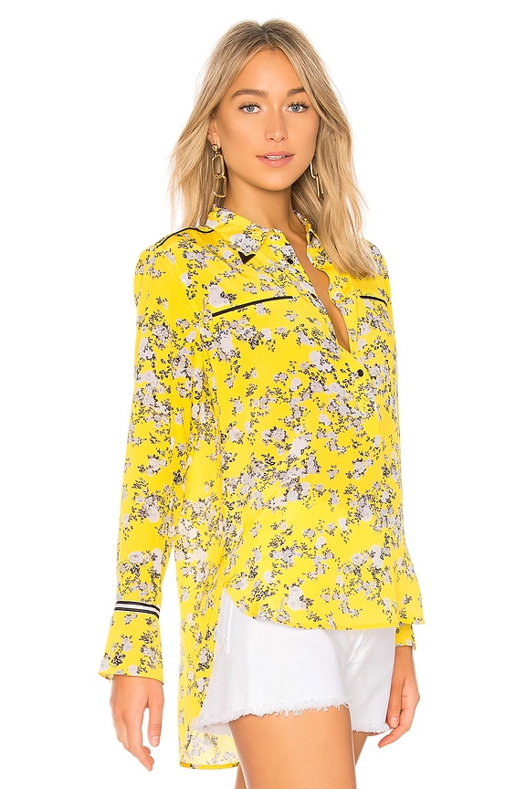 view 2 of 4 CHEMISE MARTEL in Yellow Garden Floral