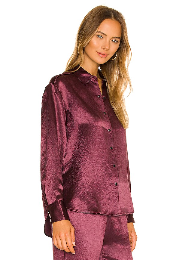 view 2 of 4 CHEMISE ELIAS in Burgundy