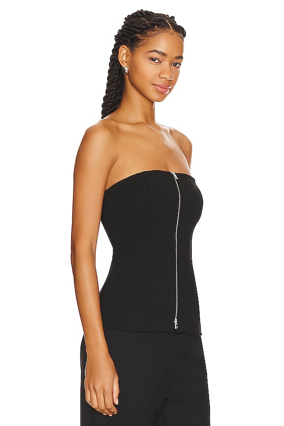 view 2 of 4 Irina Zip Top in Black