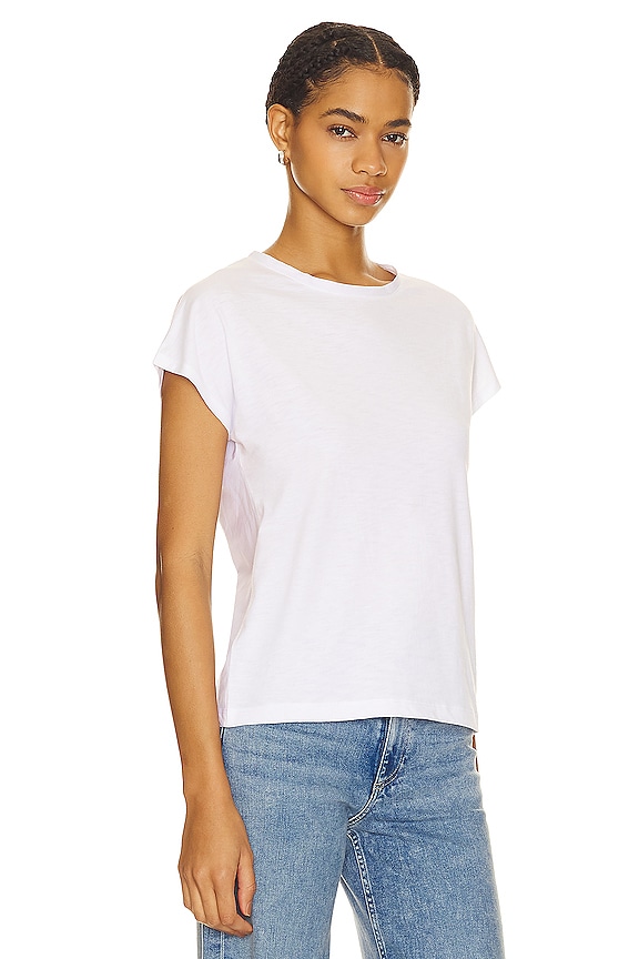 view 2 of 4 CAMISETA SLUB in White