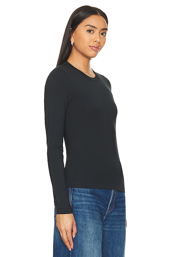 view 2 of 4 Luca Slim Tee in Black