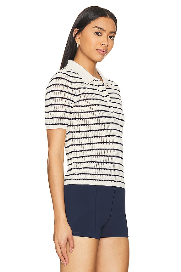 view 2 of 4 Viola Polo in Turtledove Multi