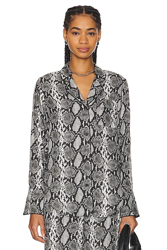 view 2 of 5 CHEMISE AURORA in Snake Print