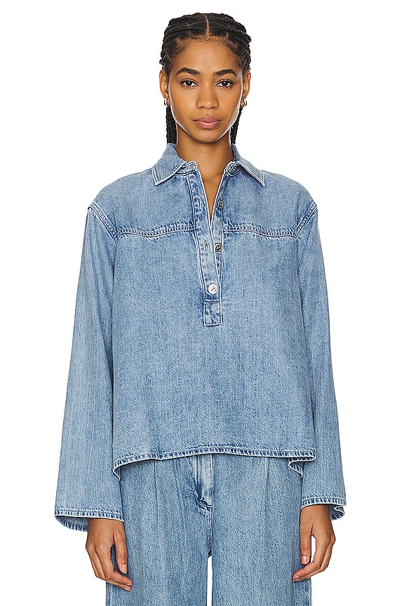 view 2 of 5 CHEMISE EMILY POPOVER in Billie