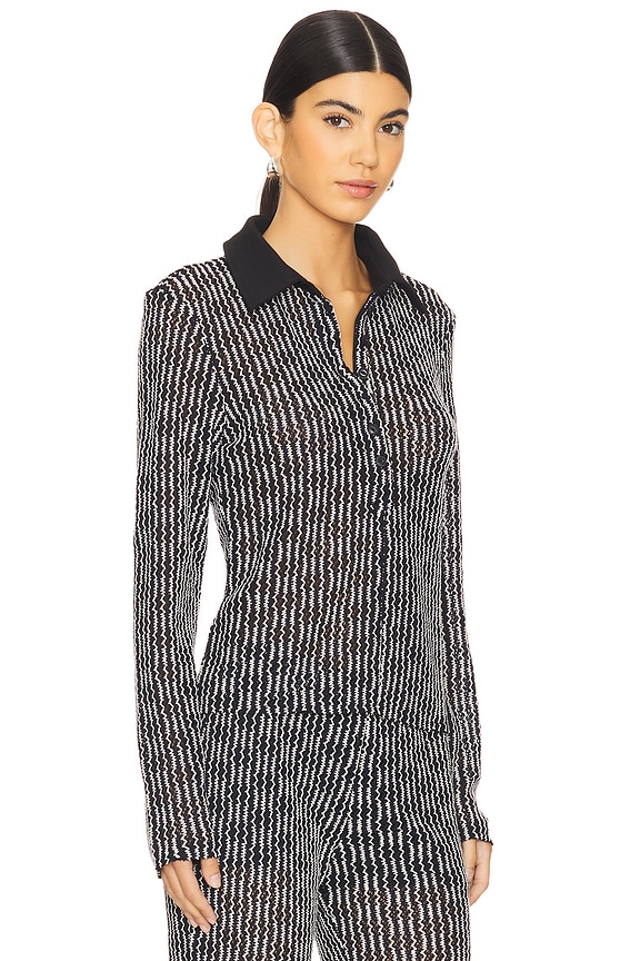 view 2 of 5 ПОЛО GIGI in Black Multi