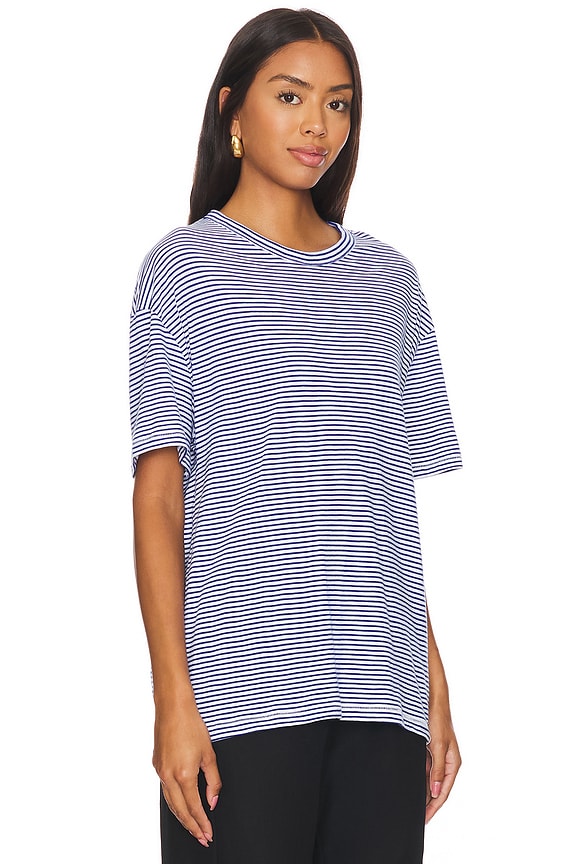 view 2 of 5 Boyfriend Tee in Blue White