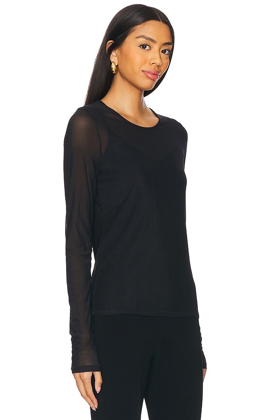 view 2 of 4 Luca Long Sleeve in Black