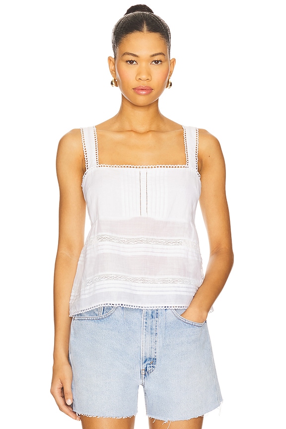 view 1 of 4 Viviana Tank Top in White
