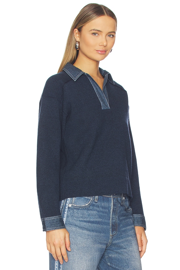 view 2 of 4 Marie Denim Polo in Denim