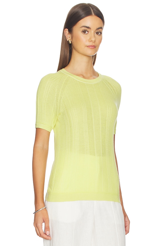 view 2 of 4 Teresa Rib Short Sleeve in Endive