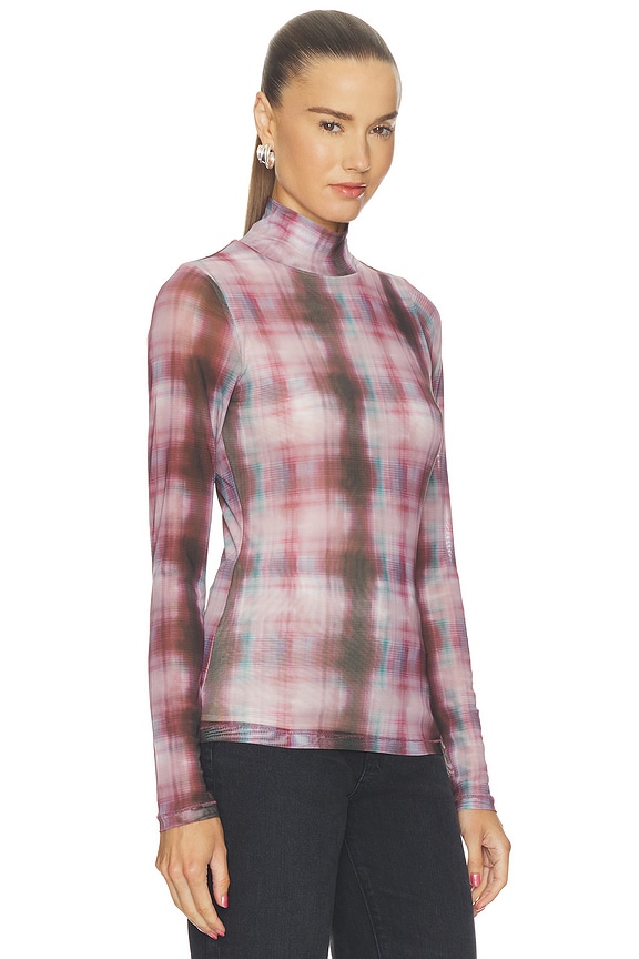 view 2 of 5 Yana Turtleneck Longsleeve Top in Red