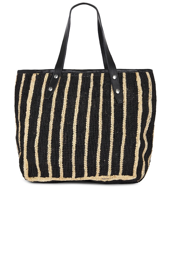 view 2 of 5 BOLSO TOTE DAILY STRAW in Black Multi