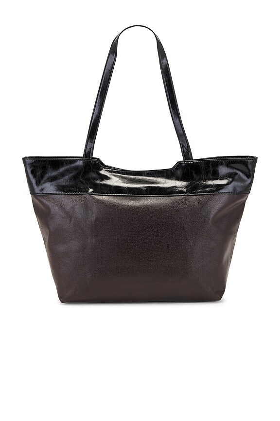 view 2 of 4 Emerson Tote in Chocolate & Black Placeholder