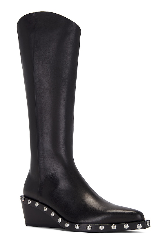 view 2 of 5 Santiago Knee High Boot in Black