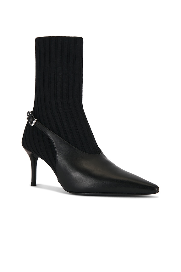 view 2 of 5 Mercer Sock Slingback Ankle Boot in Black