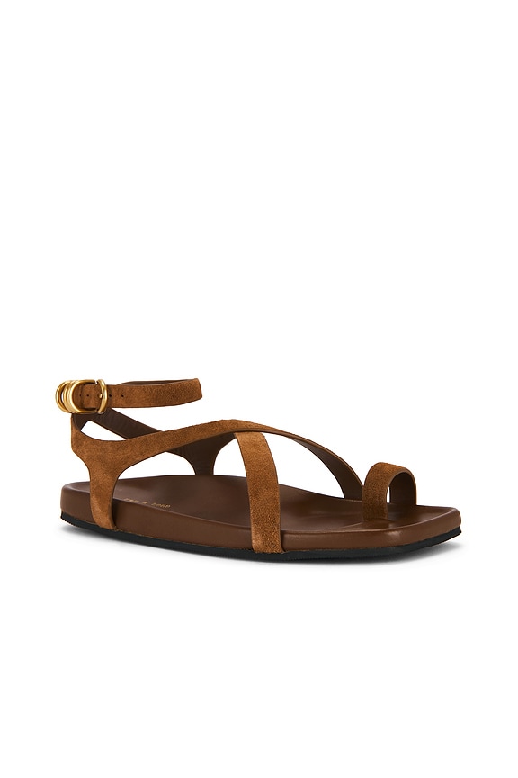 view 2 of 5 Rue Sandal in Umber Suede