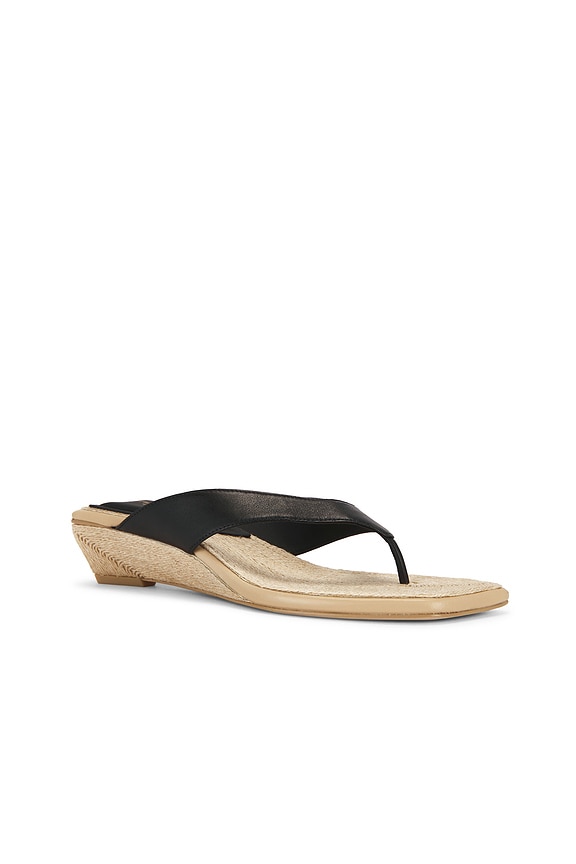 view 2 of 5 Jo Thong Wedge Sandal in Black