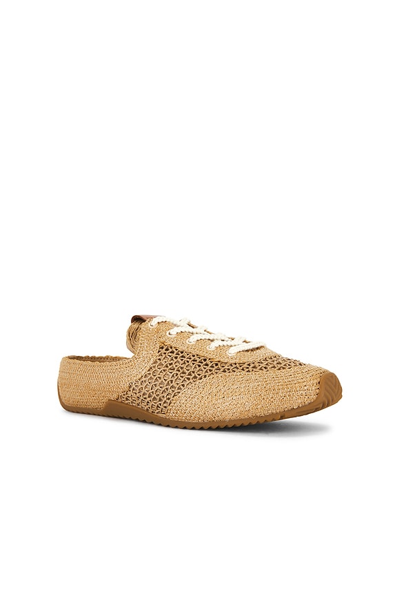 view 2 of 5 Retro Runner Slim Ultra Mule in Natural Raffia