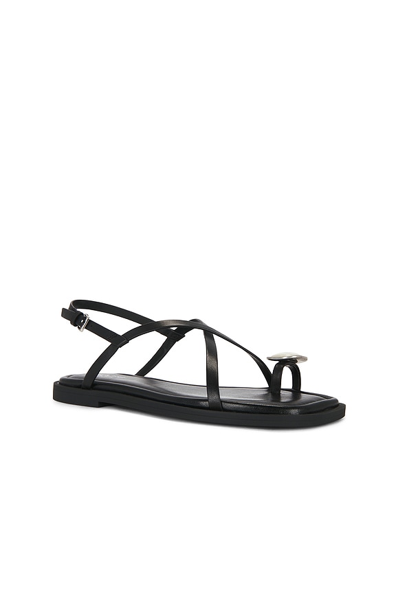 view 2 of 5 SANDALIA PLANA REMI in Black