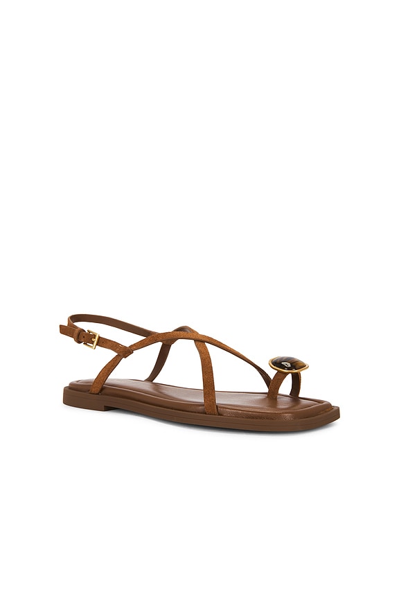 view 2 of 5 SANDALIA PLANA REMI in Tan