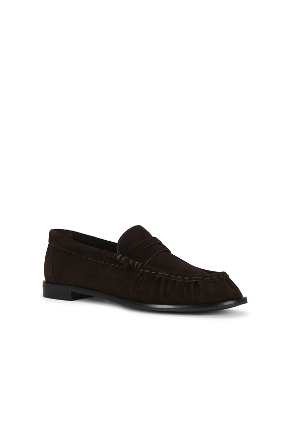 view 2 of 5 Lexi Loafer in Dark Chocolate Suede