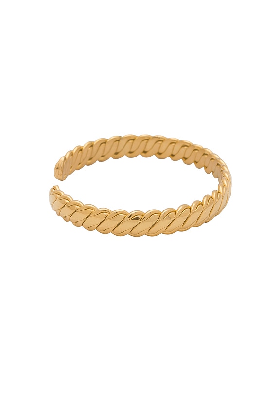 view 2 of 3 Braided Cuff in Gold