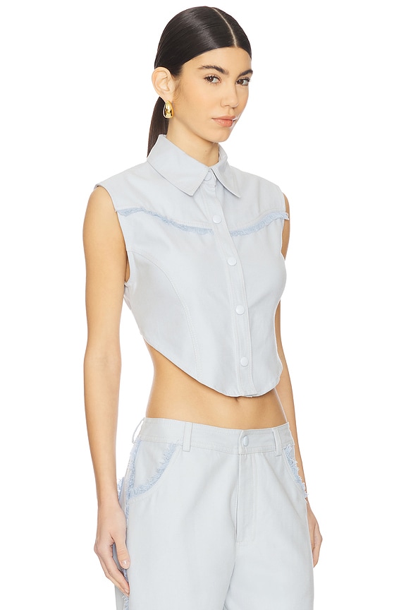 view 2 of 4 Antonella Top in Dusty Sky