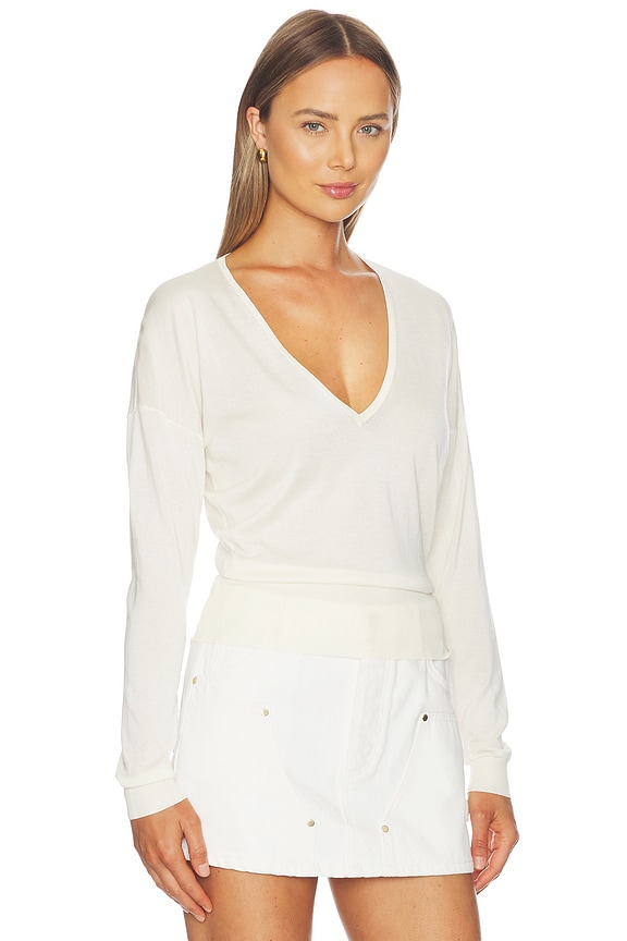 view 2 of 4 PULL SILK CASHMERE in Flat White