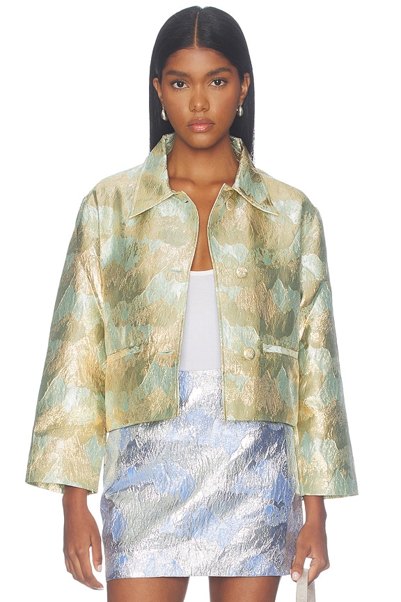 view 2 of 6 x REVOLVE Brocade Jacket in Mint