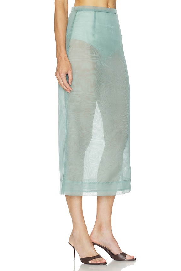 view 2 of 6 FALDA ORGANZA in Seafoam