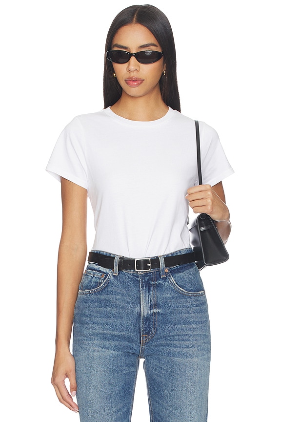 view 1 of 4 Crop Tee in Chalk