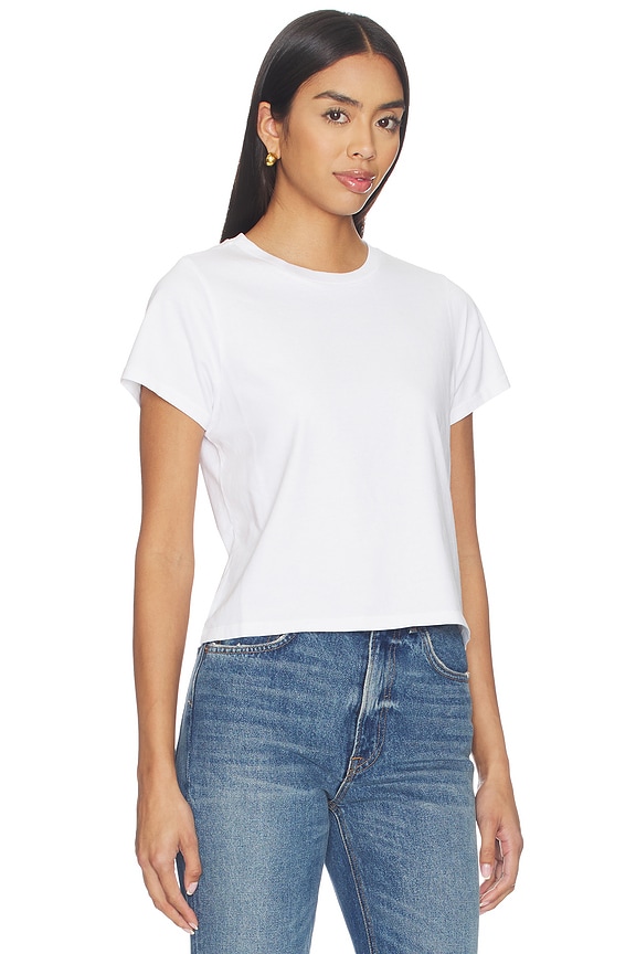 view 2 of 4 Crop Tee in Chalk
