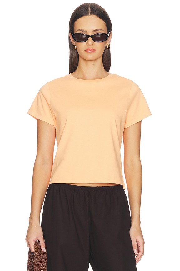 view 1 of 4 T-Shirt Cropped in Melon