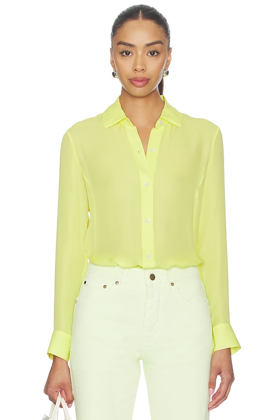 view 1 of 4 CHEMISE SILK GEORGETTE in Margarita