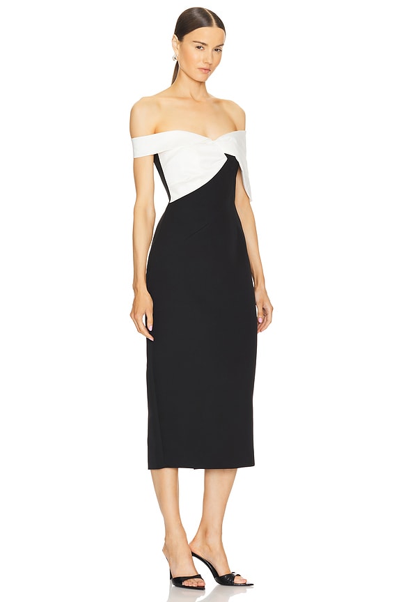 view 2 of 3 Delila Dress in Black & White