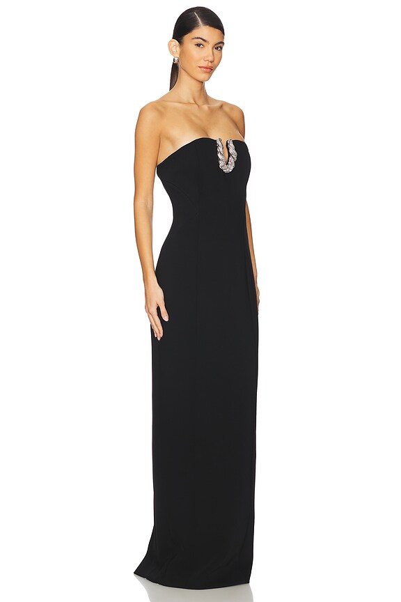 view 2 of 4 Atticus Gown in Black