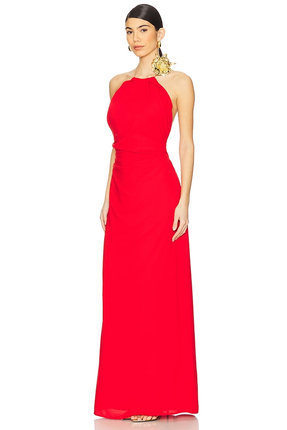 view 2 of 4 Raye Gown in Red
