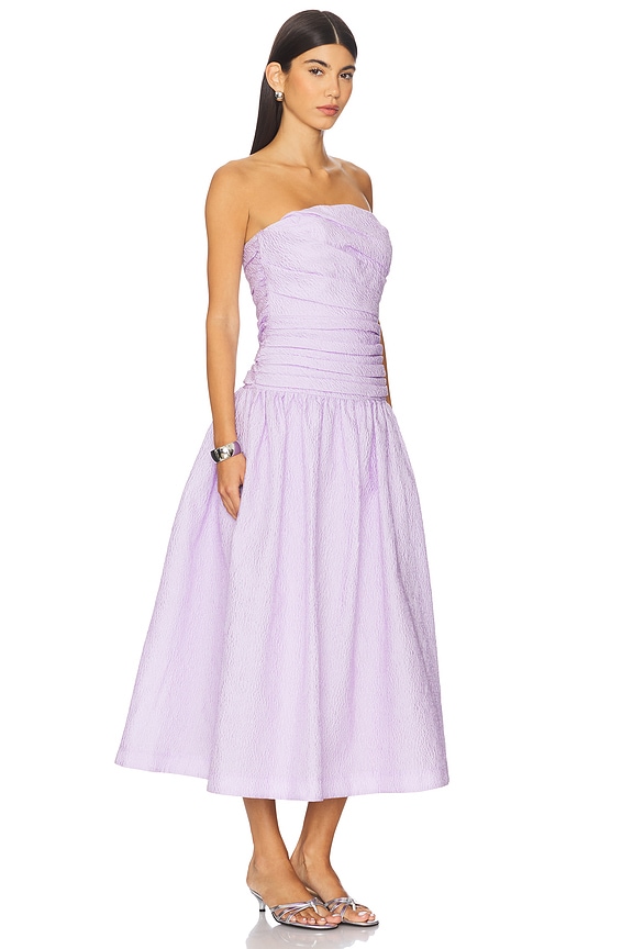 view 2 of 3 Sophia Strapless Dress in Lilac