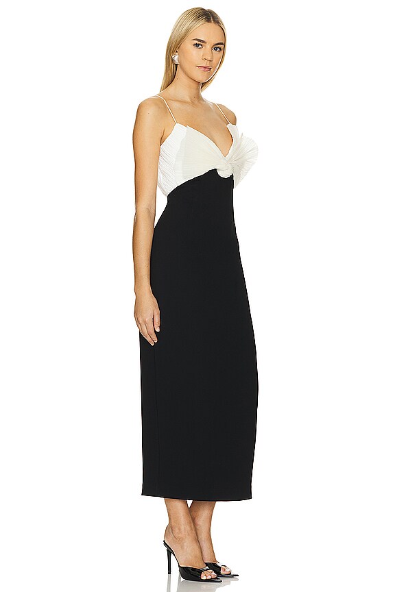 view 2 of 3 ПЛАТЬЕ С ПОЛОСКАМИ JULY in Black & Ivory