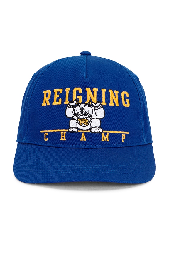 view 1 of 2 Campus Trucker Cap in Blue & Orange