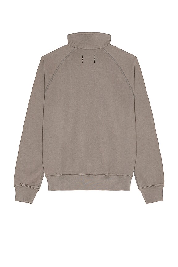 view 2 of 6 Quater Zip Lightweight Terry in Quarry