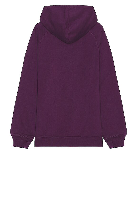 view 2 of 3 Midweight Terry Hoodie in Aubergine