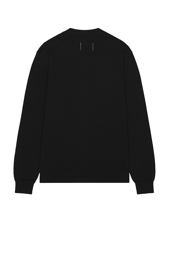 view 2 of 4 Cotton Cashmere Cardigan in Black